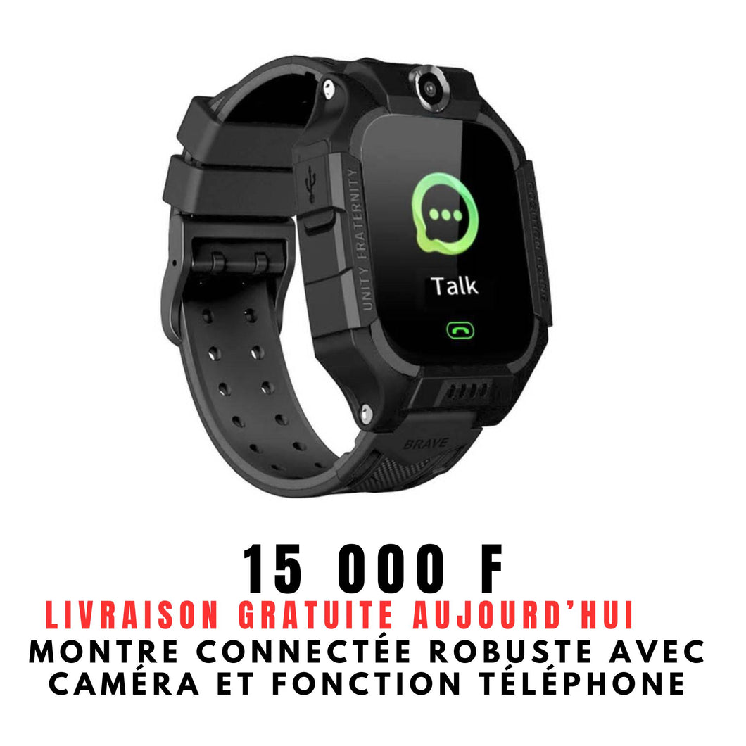 Montre Connectée Robuste avec Caméra et fonction Téléphone